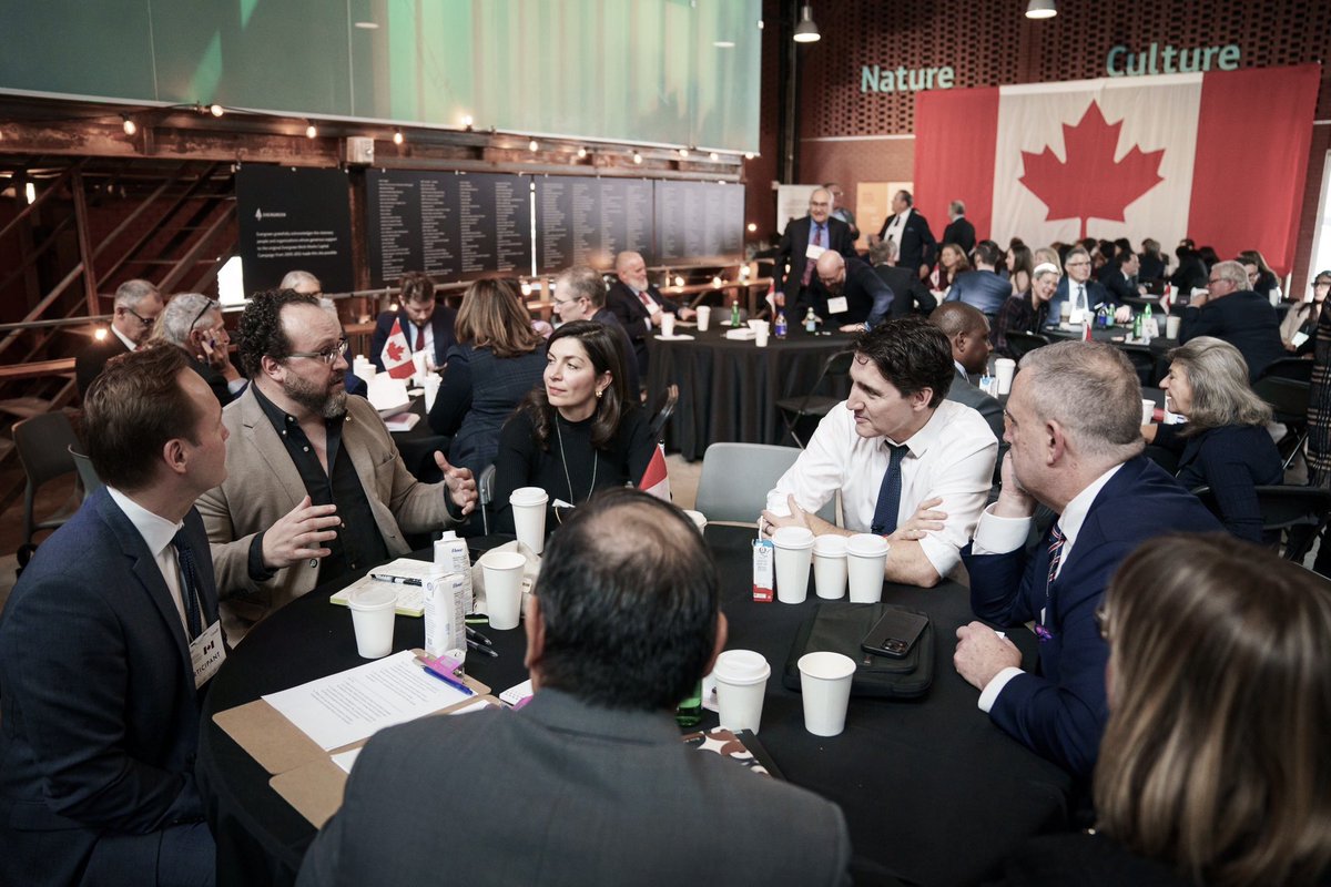 🇨🇦  CANADA... let’s be honest for a moment. 🎯

Can you REALLY picture Poilievre in a room like THIS ⬇️?? 👀🤔

▪️ Representing our Nation at a Canada-US Economic Summit with business leaders and political stakeholders from across North America??
▪️ LEADING, collaborating with