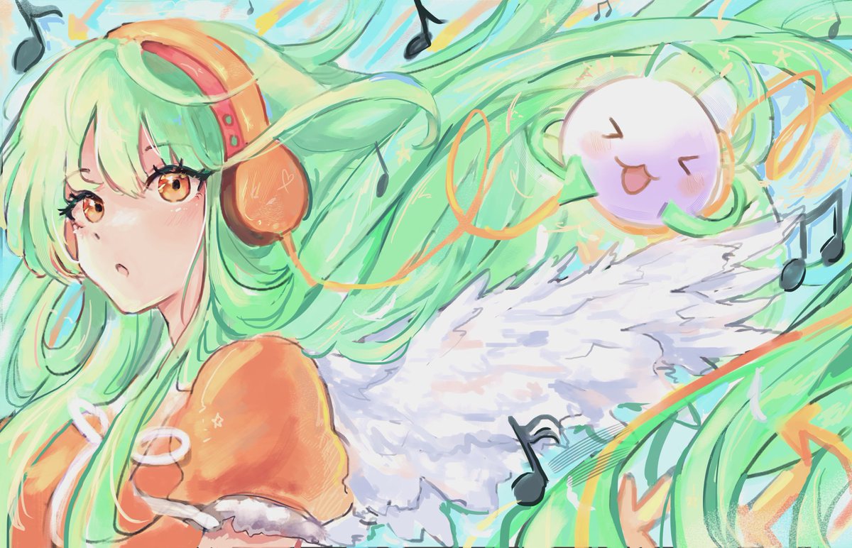 akariimia's tweet photo. 💚FREEDOM DIVE fanart🧡
#osugame #osu https://t.co/z0CFDlQGfB