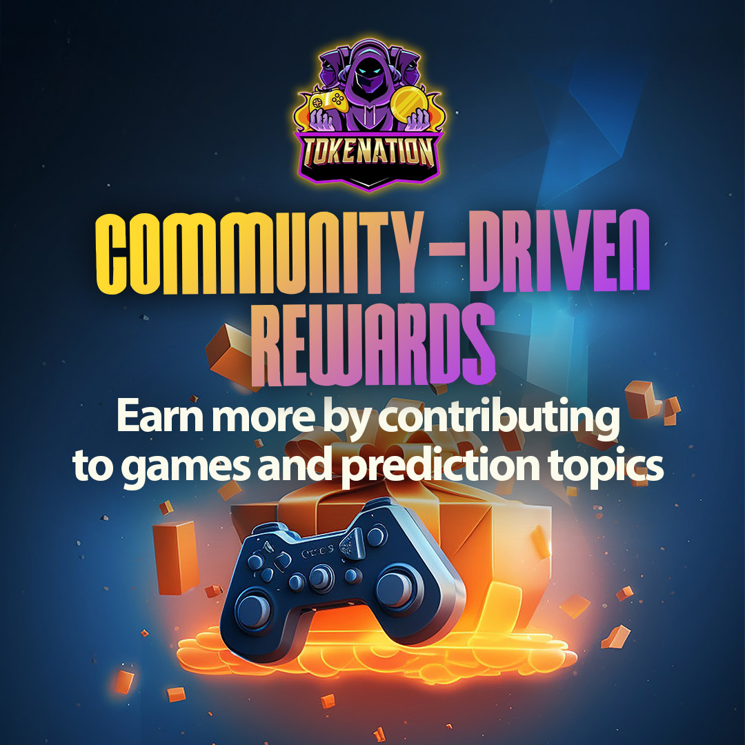 On Tokenation, your participation in the community isn’t just fun—it’s rewarding. Contribute topics, games, and predictions to earn greater rewards! #CommunityPower #PlayToEarn #Decentralized