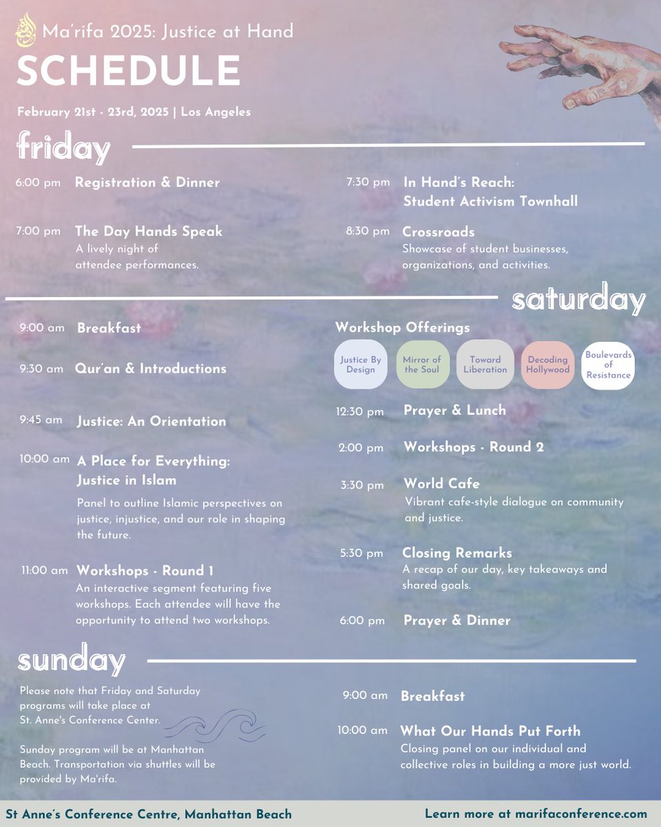 MarifaPrograms's tweet image. We are happy to present the full schedule for this year’s conference! You can also checkout the schedule on our website, and pamphlets with the schedule and maps of the venue will be available at registration!