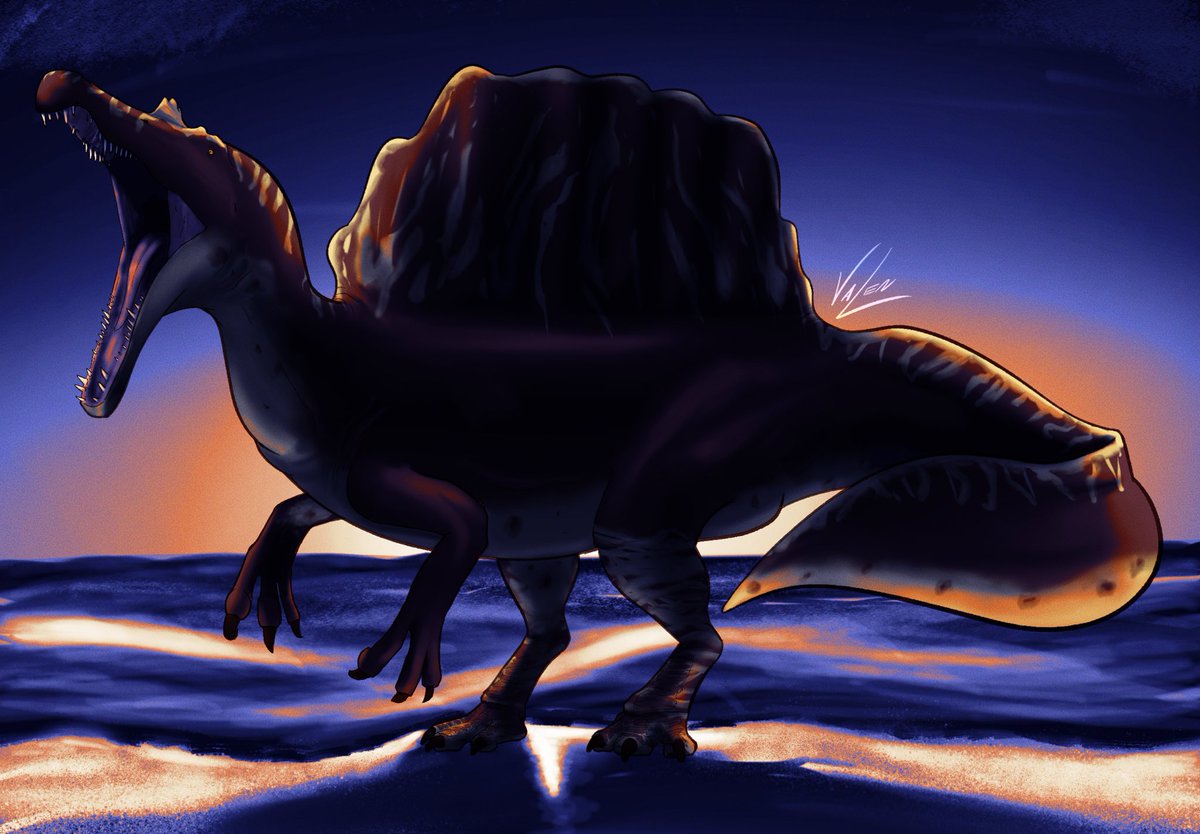 Wailin_Valen's tweet photo. Spinosaurus https://t.co/YqQtpRBcWf