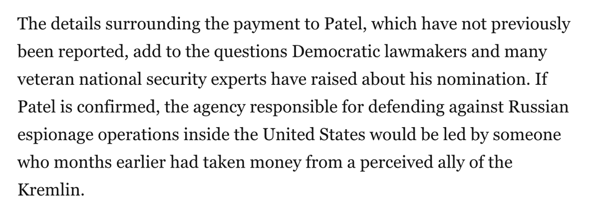 Hey <a href="/washingtonpost/">The Washington Post</a>.com you say your new Kash Patel story was "not previously reported."

Wrong. We at @motherjones scooped you and had this out earlier today.

motherjones.com/politics/2025/…

Feel free to correct.