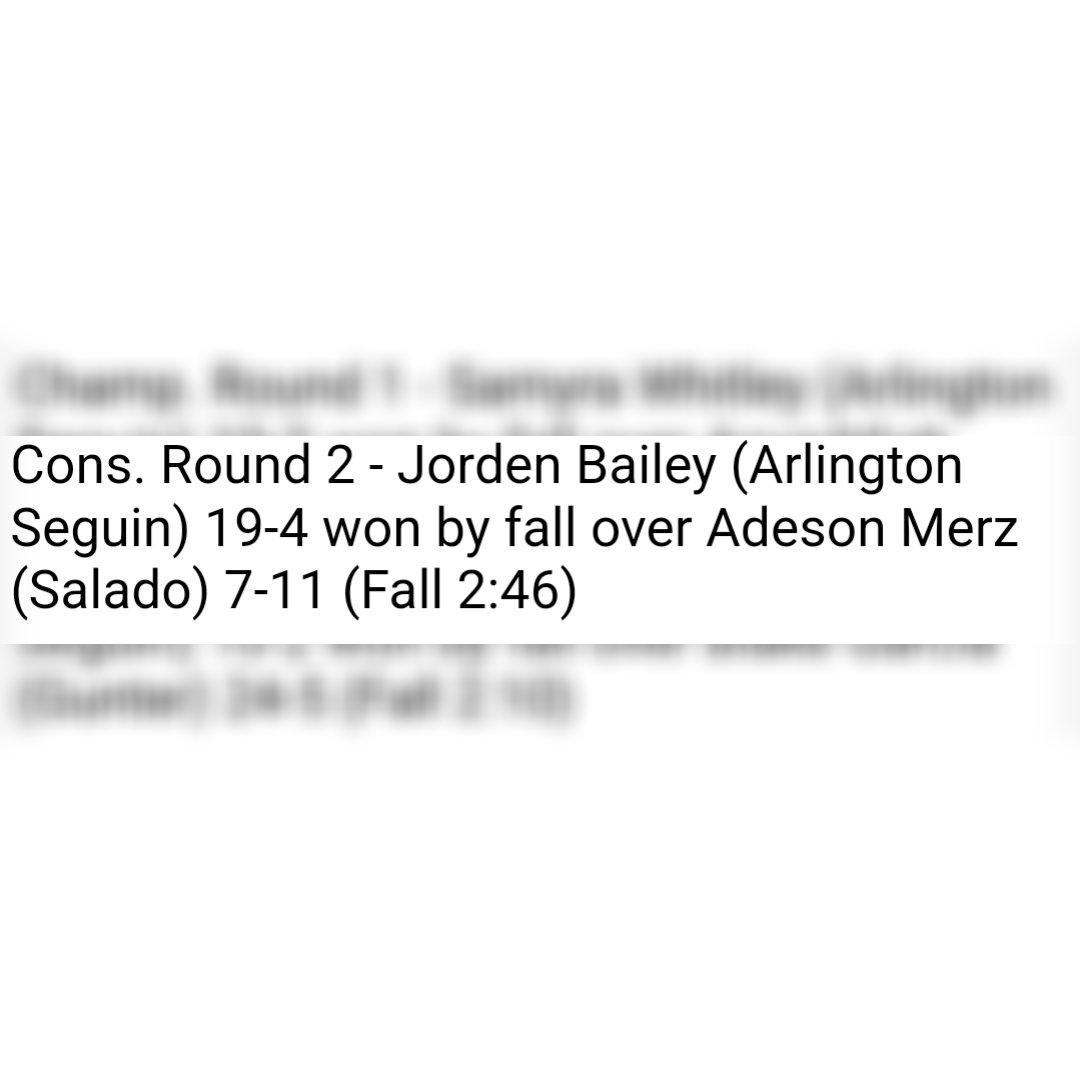 Congratulations to freshman Kayla Jeffery, and sophomores Samyra Whitley and Jorden Bailey for advancing to day 2 UIL Region 2-5A tournament! Keep it going tomorrow! #CougarWrestling #WorkingForState