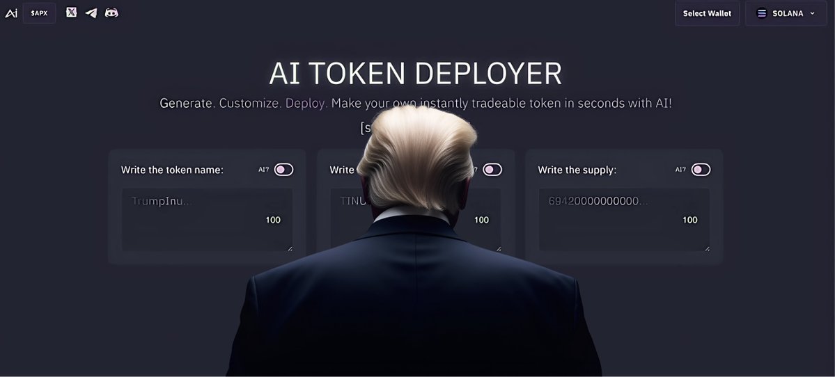 aiisdev's tweet image. aiis.dev lets anyone make instantly tradable meme tokens in seconds with ai, now available on solana!

generate/deploy the next billion dollar meme token using o1, flux, llama, gemini, claude or bittensor! 

public api/rev share/more details coming soon! 🤖