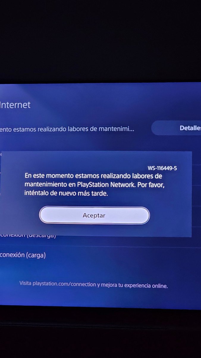 Mi momento de desconexión.
PlayStation network: pues no mi ciela