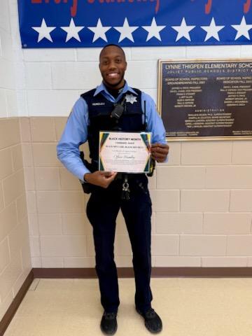 Thank you to all the men in our community that came out to read with our scholars on Thursday. This Black History Month Initiative was led by the Joliet members of the National Black Police Association.