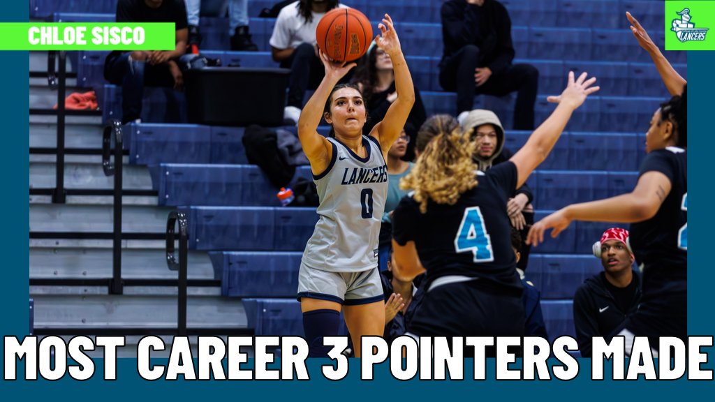 CLCwbasketball's tweet photo. In last nights home basketball game, sophomore guard Chloe Sisco hit 5 three pointers too moved past former sharp shooting Lancer Shaye Ericson (201) for number 1 in All Time Career 3 Pointer's made with 202 and counting..... https://t.co/9owXXGniZK