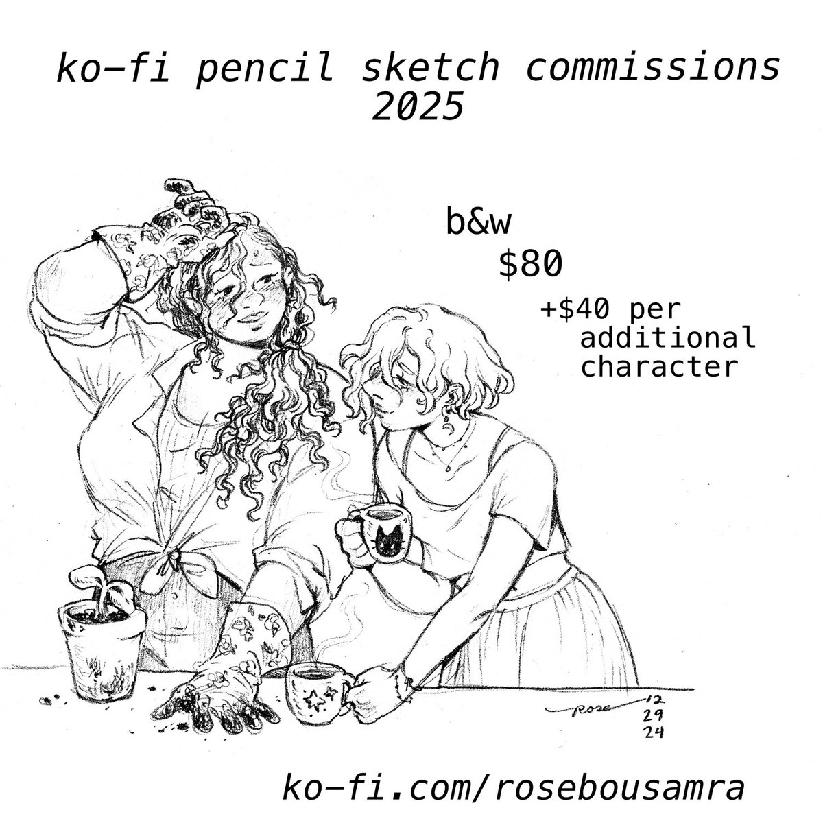 rose 🌙 comms open! tweet media