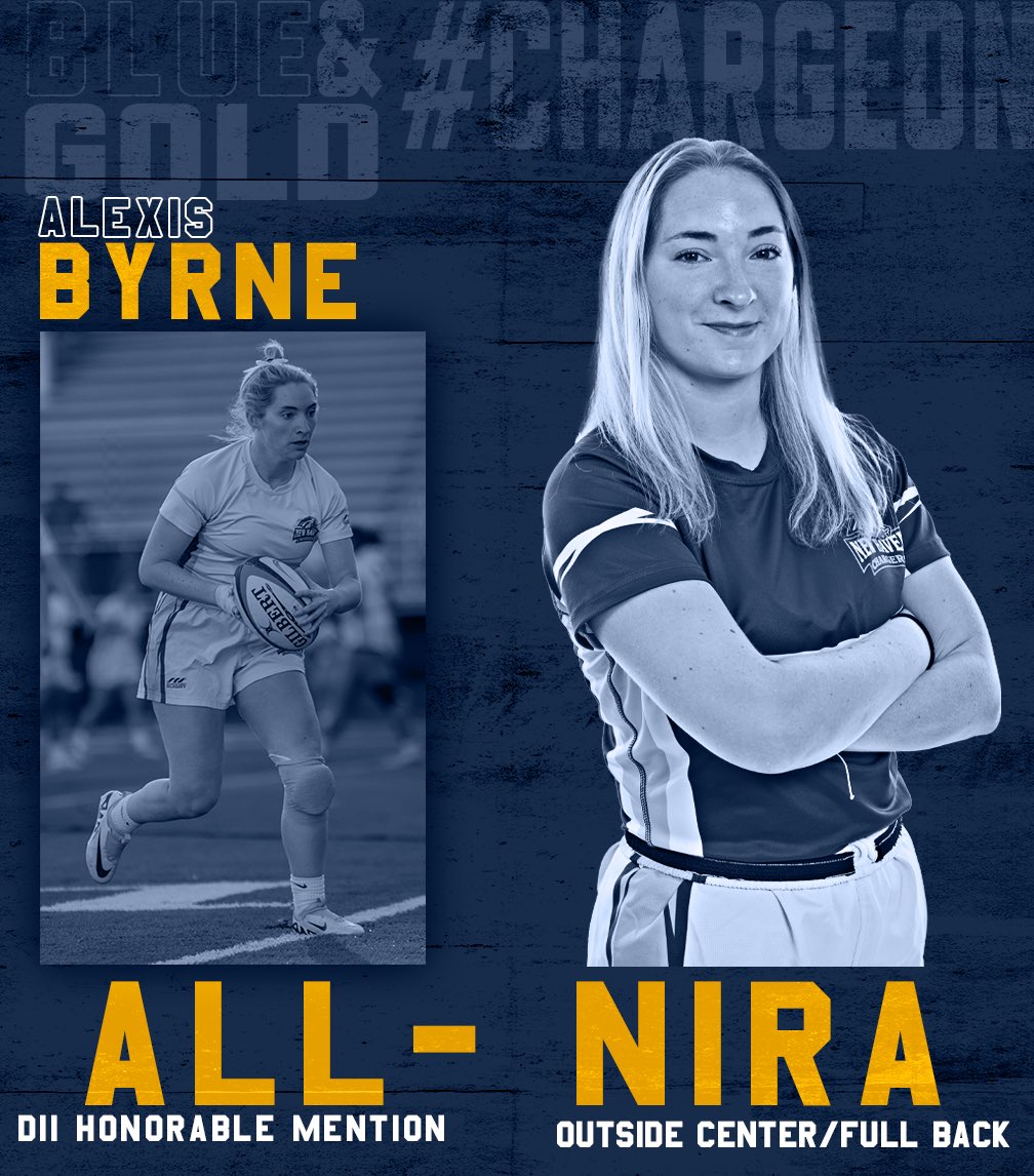𝐂𝐎𝐍𝐆𝐑𝐀𝐓𝐔𝐋𝐀𝐓𝐈𝐎𝐍𝐒 𝐭𝐨 𝐨𝐮𝐫 𝐀𝐥𝐥-𝐍𝐈𝐑𝐀 𝐑𝐮𝐠𝐠𝐞𝐫𝐬!⚡️🏉

Both Sereana and Lexi were selected to their respective All-NIRA DII teams reflecting their incredible accomplishments, hard work, and dedication! 

#ChargeOn | #RON