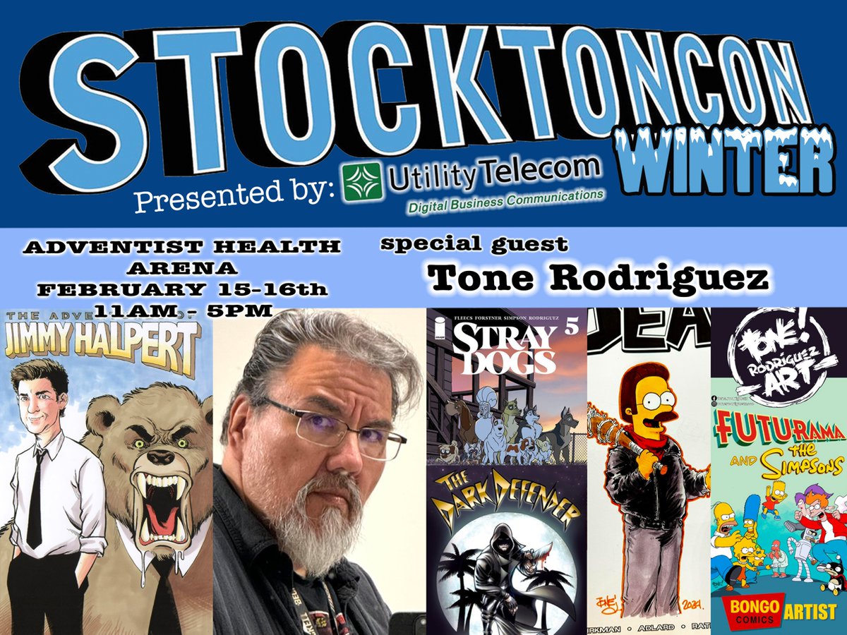 Lodi Comic Con Spring - Saturday, May 10th!! (@stocktoncon) on Twitter photo Please welcome our next Special Guest for StocktonCon Winter, presented by Utility Telecom on February 15-16 at Adventist Health Arena - <a href="/ToneRodriguez/">Tone Rodriguez</a>! Please welcome our next Special Guest for StocktonCon Winter, presented by Utility Telecom on February 15-16 at Adventist Health Arena - <a href="/ToneRodriguez/">Tone Rodriguez</a>!