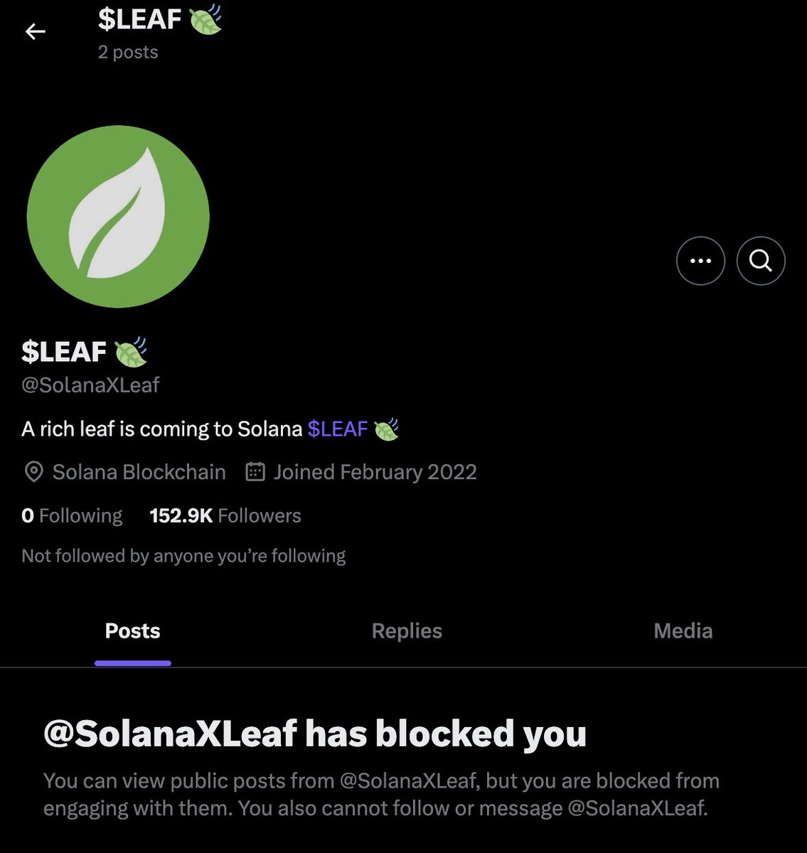 scamr_io's tweet photo. Someone tagged us to view this project
And the project just blocked us 😂
It was just few seconds after him tagging us
This is def a scam watch out for $LEAF
Scammers are now afraid of being called out
All thanks to a small community we are forming here
#scamr https://t.co/wJxOA4LSqw