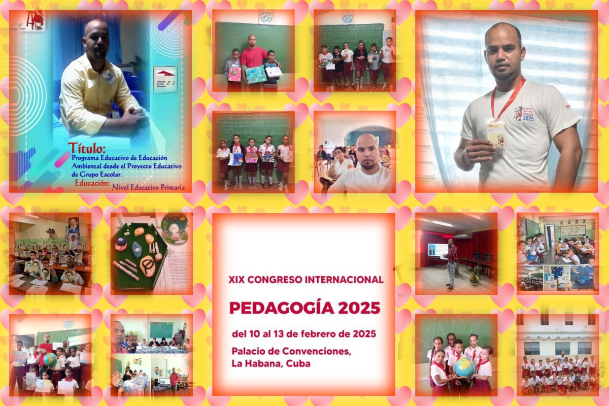 Socializaremos los logros alcanzados por nuestro #ProyectoEducativoDeGrupo con la integración de la familia, y las redes socioeducativas de la Comunidad en el #CongresoInternacionalPedagogía2025. #EducacionDeCalidad