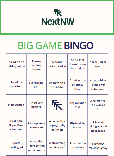 next_nw's tweet photo. It's time for the #SuperBowl #Bingo! Download your card... https://t.co/IL9UFXD5xD