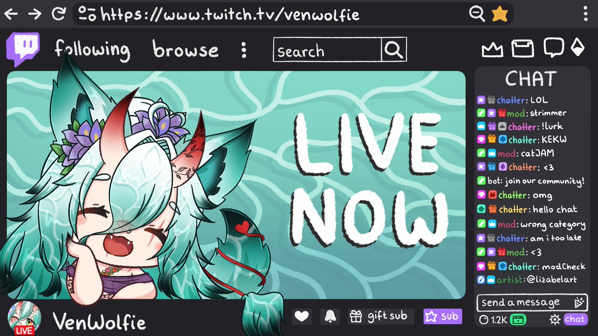 lizabelart's tweet image. a few more ych cuties 💜 

some slots are still open 🔗⤵️