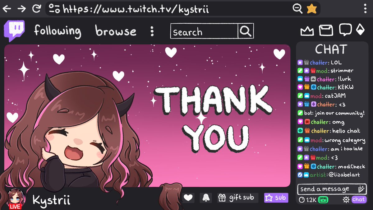 lizabelart's tweet image. a few more ych cuties 💜 

some slots are still open 🔗⤵️