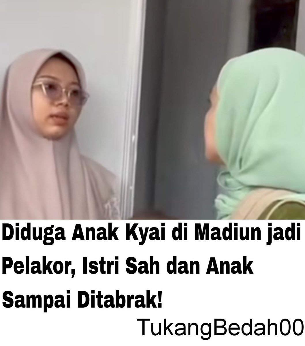 Seorang wanita yang diduga anak kyai di Madiun menjadi pelakor.

Istri sah sambil menggendong anaknya ditabrak sampai berdarah.

Rusak dunia iki...
