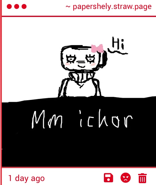 PaperShely's tweet image. YuM. 

-PaperShely