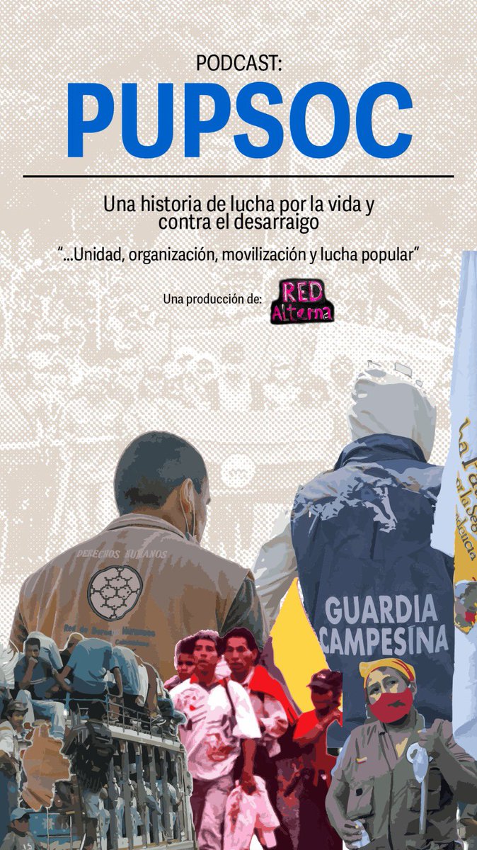 Te invitamos a ver el podcast sobre  el <a href="/coord_pupsoc/">PUPSOC</a> una historia por la vida y contra el desarraigo 

<a href="/Reddhfic/">Red DDHH FIC</a> <a href="/juanpablorepre/">Juan Pablo Salazar Rivera</a> <a href="/JonathanCem/">Jonathan Centeno</a> <a href="/OscarCampesino/">Óscar Gerardo Salazar</a> <a href="/CristianRDelgad/">Cristian Delgado</a> <a href="/LizethMonteroP/">𝓛𝓲𝔃𝓮𝓽𝓱 𝓜𝓸𝓷𝓽𝓮𝓻𝓸</a> <a href="/PCC_Cauca/">Partido Comunista Cauca ☭</a> <a href="/ProcesoLaVega/">Proceso Campesino Y Popular De La Vega - PCPV</a> 

Escúchalo aquí 👇🏽

facebook.com/share/v/18d6ym…?