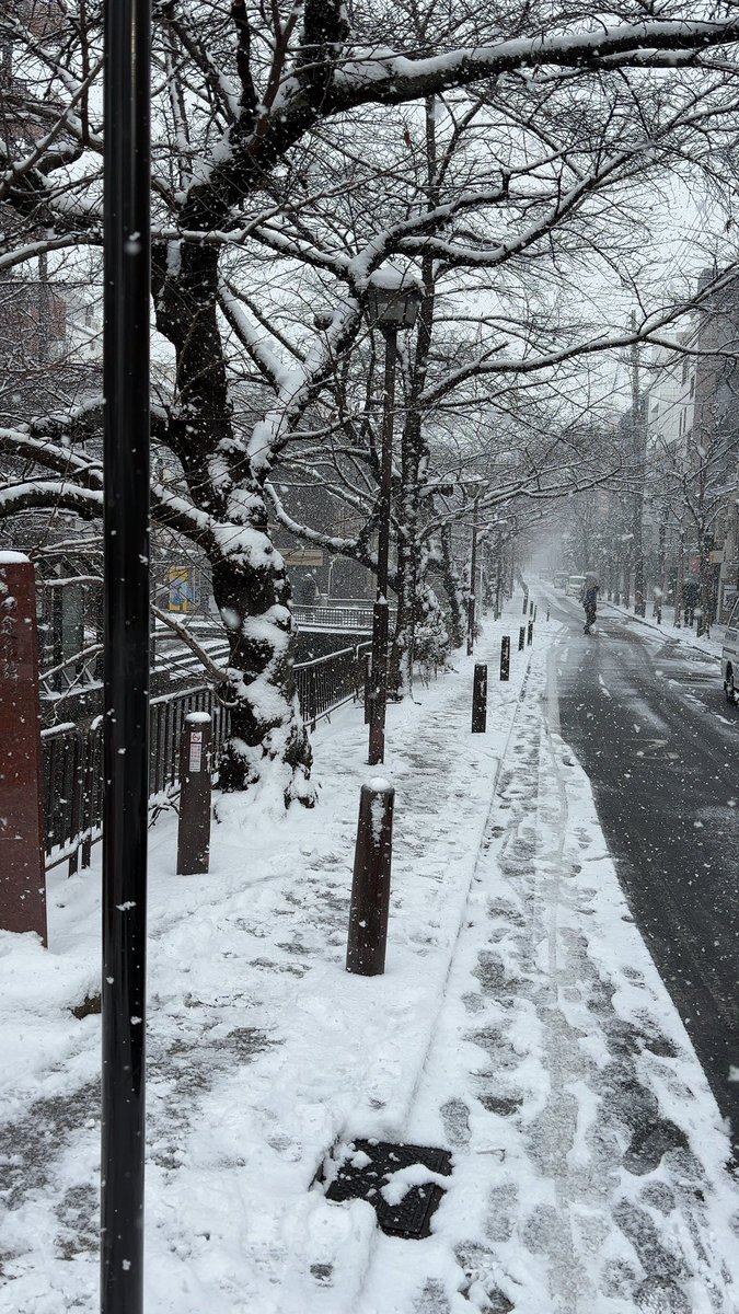 RYO6319SD's tweet photo. 地下道を出ると、そこは雪☃️❄️景色だった…。 https://t.co/7AnloqQxA7
