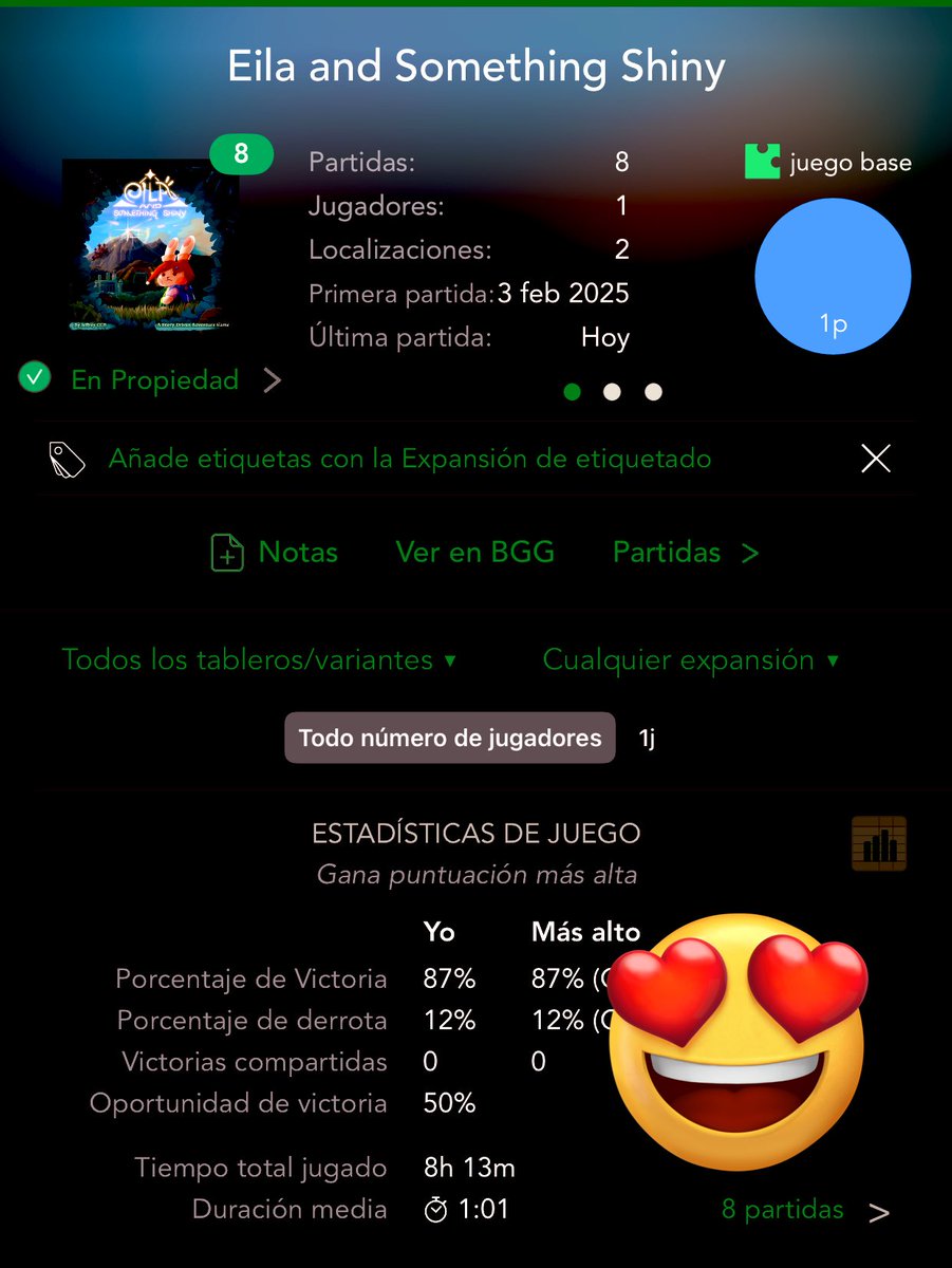 bobon_bestiajo's tweet photo. ¡TREMENDO FINAL!

Chicos, este juego es una joya. 

Me parece que de una belleza sorprendente. Sin duda lo recomiendo. 

Voy a ver qué más tiene esta editorial de @NorthStarGames porque con este me han ganado. 

Si se os pone a tiro, os animo a jugarlo. 

Para paladares selectos https://t.co/bnUgvhQooe