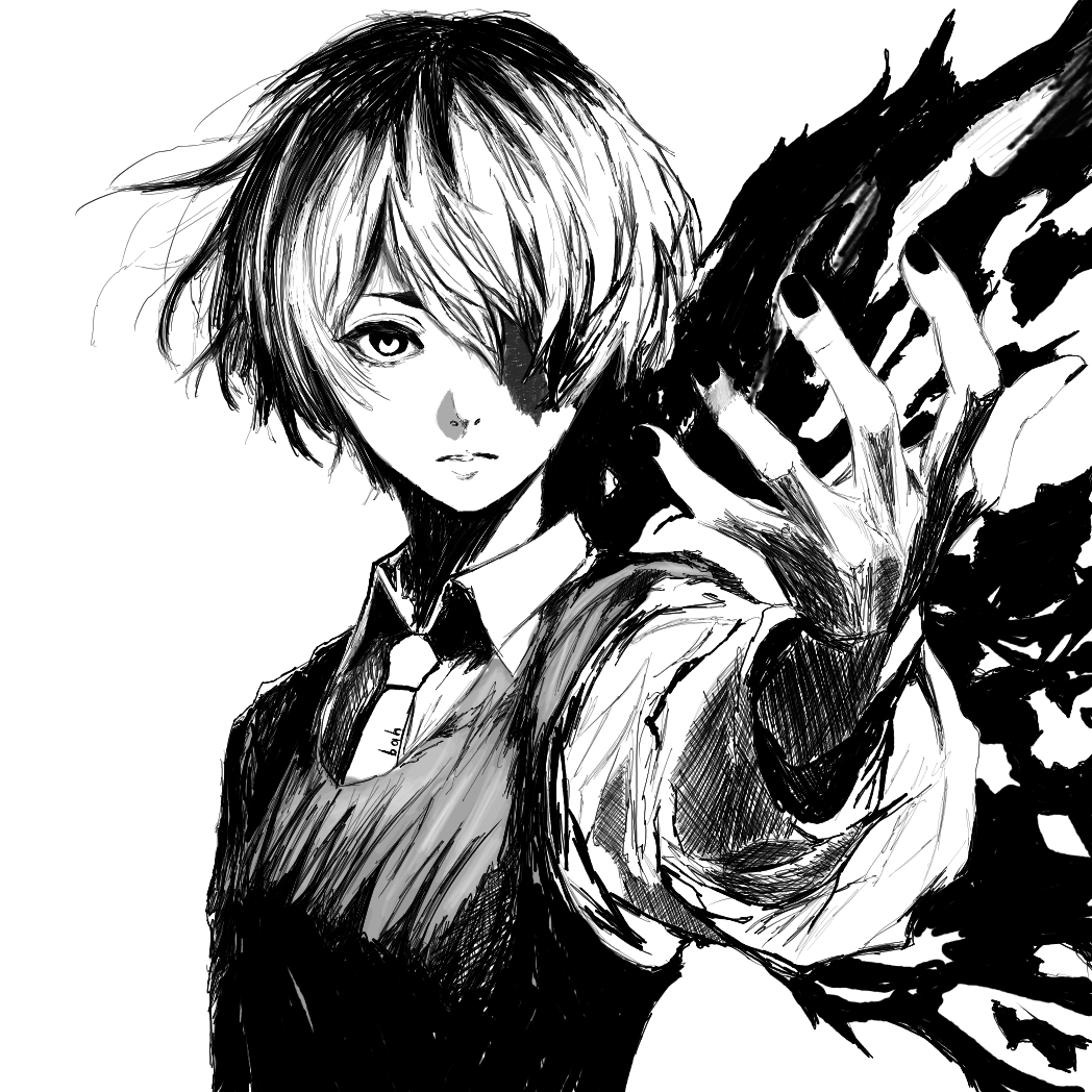 bahgodd's tweet photo. #Touka  #TokyoGhoul  #art  
touka my art :) https://t.co/HJoDahZkkh