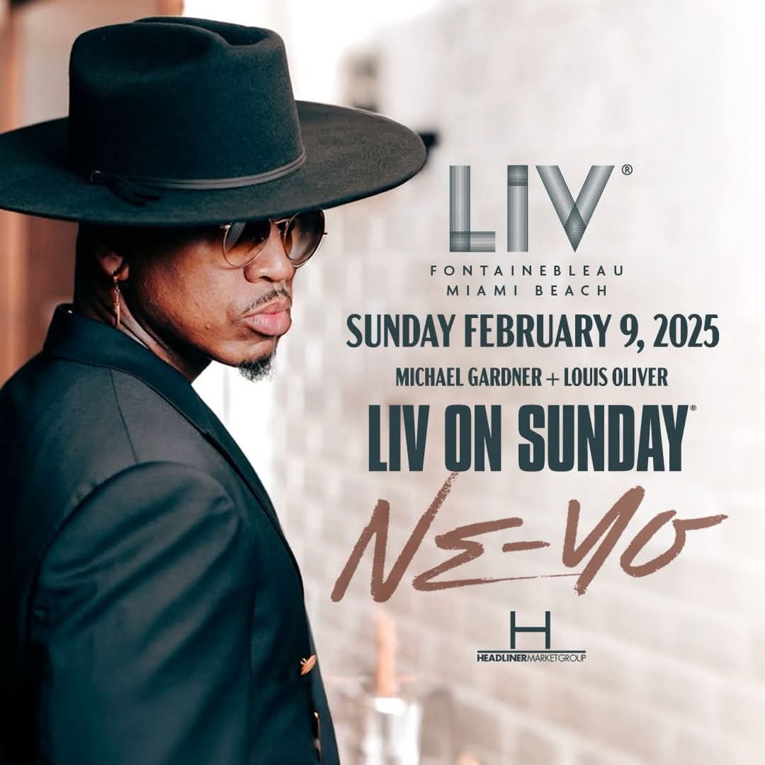 🚨PARTY ALERT!!!🚨 
Miami, Florida
Sunday February 9, 2025
Super Bowl Big Game Night
Hosted by <a href="/neyo/">Steve Day</a> &amp; Friends
at #LIVonSunday
via #Headliner #HMG #LO 

PRESALE TICKETS AVAILABLE:
livnightclub.com