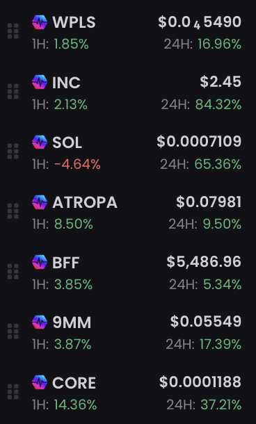 Solana brothers and sisters, enough with the PvP

Come join PulseChain, where all our tokens go up together, because they are bonded in webs of thick liquidity and nobody is getting rugged

No other blockchain is like this, soon you'll find out

We even have