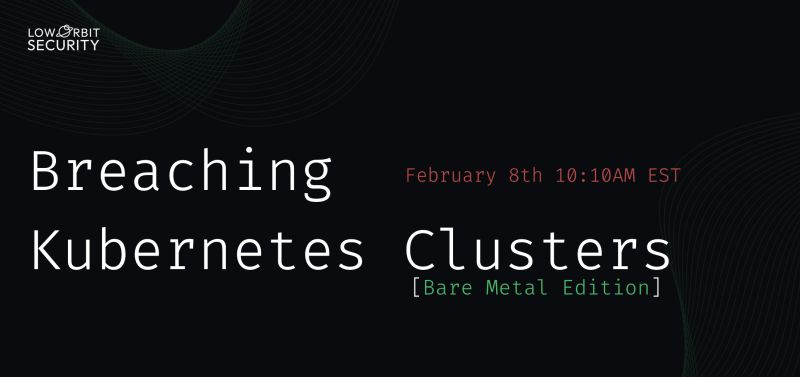 🚨  Reminder! I'll be opening at the <a href="/RedTeamVillage_/">RedTeamVillage</a>  conference tomorrow (February 8th) at 10AM EST with ~2 hours of live demos and foundational "WTF is a kubernete" knowledge. 

Stop by!
