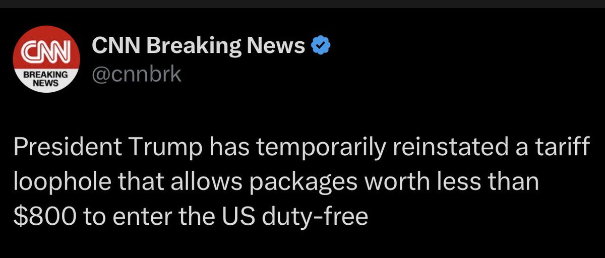 President Xi didn’t even bother to fake giving him something. Trump just quietly surrendered in the dead of night.

#FakeTariffs