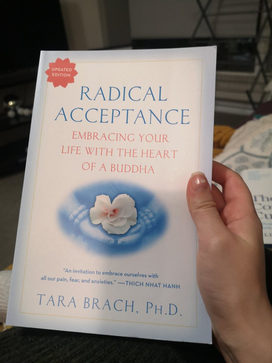 Here we go!!! Radical Acceptance for the things I can't change it is ...

#newread #selfhelp #wellness