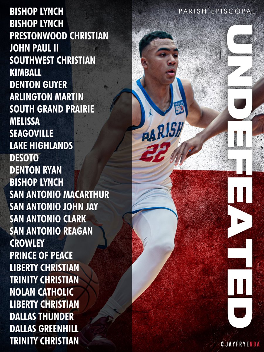 Parish Episcopal - 71
Trinity Christian - 38 

Final

With tonight's victory, Parish Episcopal has completed an entire calendar year without a single loss to any Texas team.

In the past year, their only losses have come against elite competition, including Link Academy