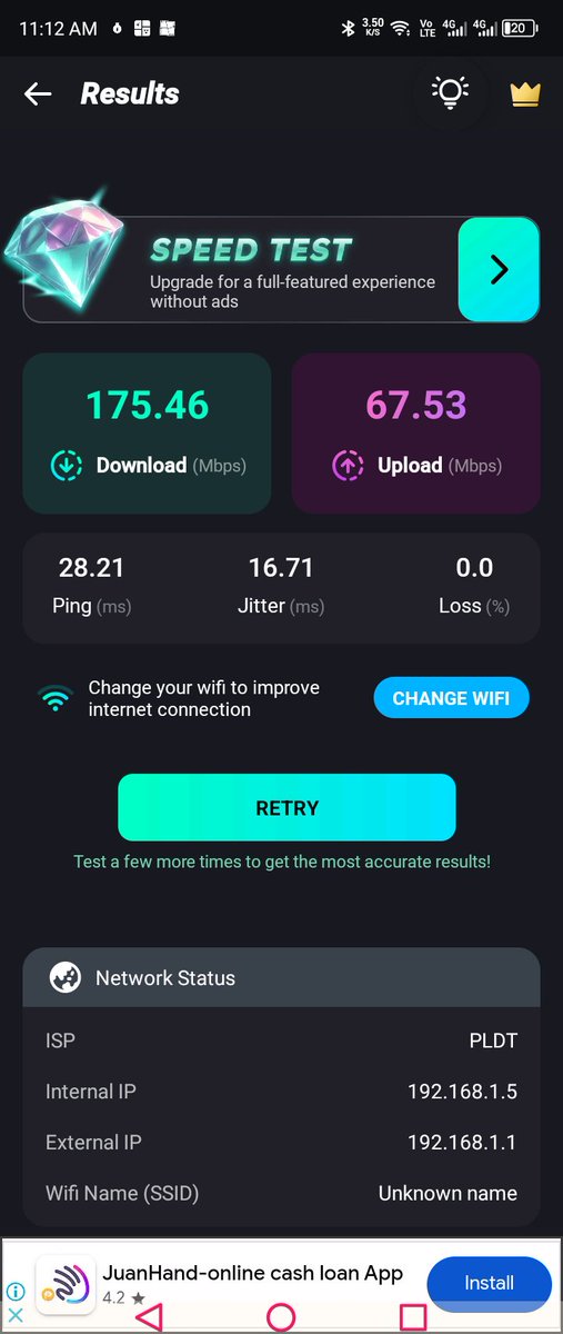 mielabdon's tweet photo. @PLDT_Cares subscribed for 1GBPS and yet this is what I got. https://t.co/Mn2GQPL6r7