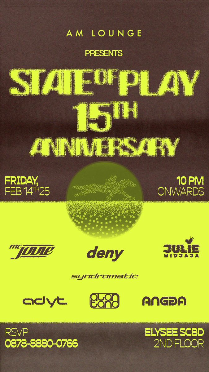 Next week at A M  LOUNGE - Jakarta