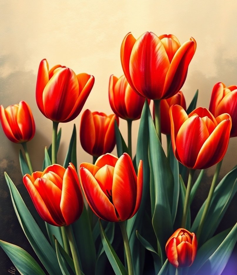 TULIPANES ROJOS.
#20AÑOSDELAMADRASTRA