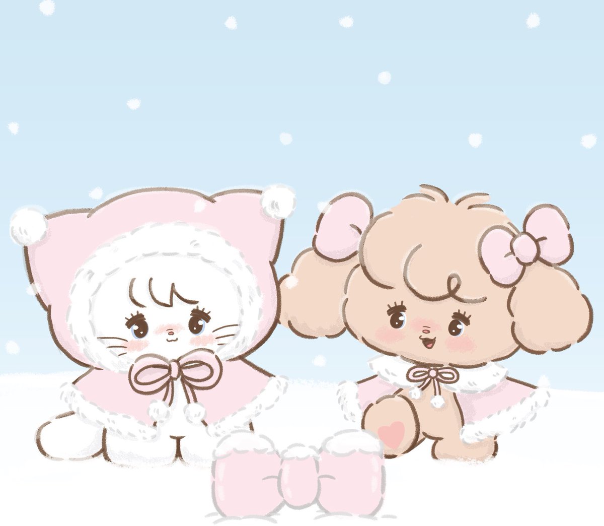 chuncham_s's tweet photo. さむすぎるかわいい
ゆきだるまとおやまつくりました❄️ https://t.co/hjw9umV7zv