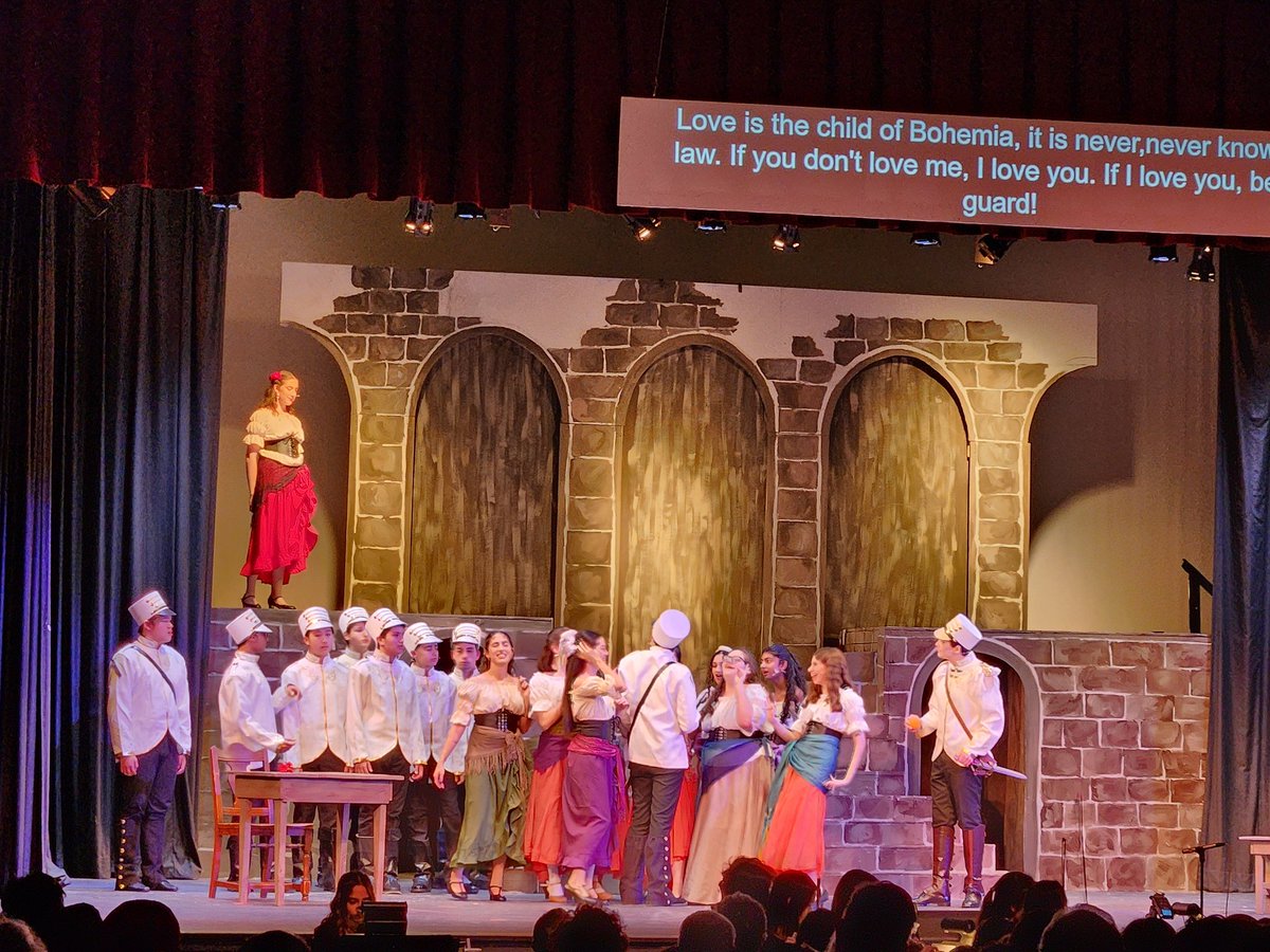 Educator2112's tweet photo. @GreatNeck_Super Opening night at the opera at NHS!!!----Carmen....
congratulations to our cast, crew,  and musicians!!! https://t.co/XHkVaa3l9r