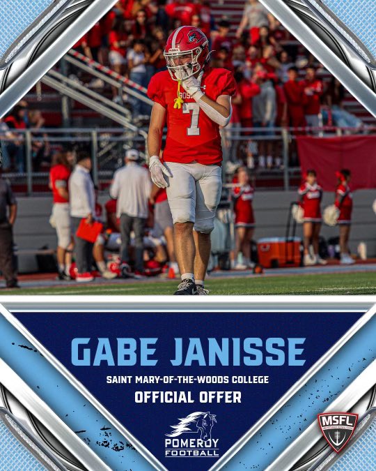 After a great conversation with <a href="/CoachO_SMWC/">Griffin Olson</a> I am blessed to receive my first offer from SMWC! #AGTG 

<a href="/jmhecklinski/">Joseph Hecklinski</a> @GoshenRedHawks