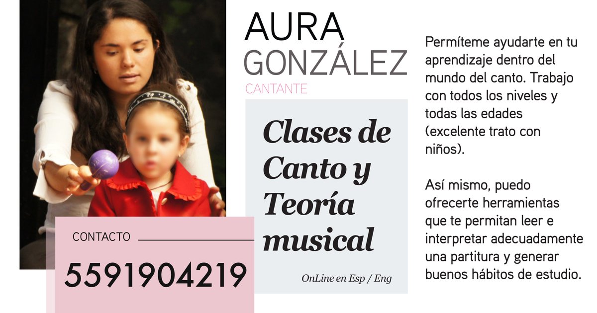 CLASES DE CANTO PARA PEQUES y no tan peques #AuraSoprano 5591904219 <a href="/En_laDelValle/">En la Del Valle</a> <a href="/ColDelValleBJ/">Colonia Del Valle, Benito Juarez, #CDMX</a> <a href="/tlacodelvalle/">Tlacoquemécatl Del Valle</a> <a href="/coldelvallecdmx/">Colonia Del Valle</a> <a href="/En_Narvarte/">Colonia Narvarte</a> <a href="/SPedroDLosPinos/">San Pedro de Los Pinos</a> <a href="/c_insurgentes/">Corredor Insurgentes</a> <a href="/sanjoseinsurgen/">San José Insurgentes</a> <a href="/TacubayaColonia/">○ Tacubaya CDMX ●</a> <a href="/EscandonCorazon/">EscandónDeMiCorazón</a>
