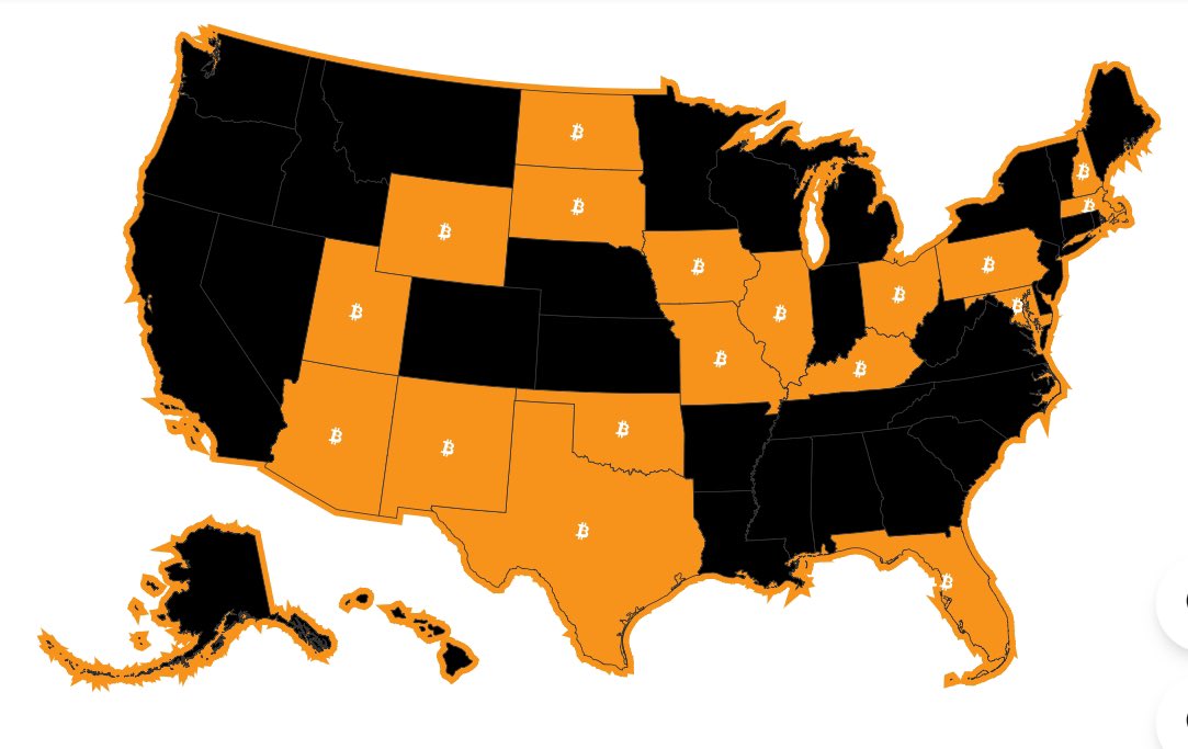 Bitcoin_Laws's tweet image. FLORIDA - ON THE MAP!