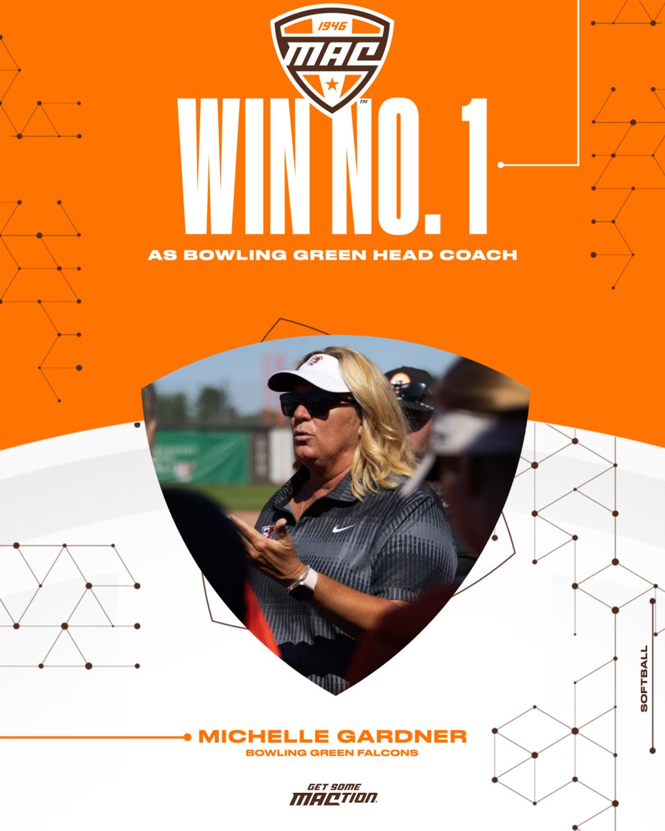 First as a Falcon 🙌

Congratulations to Bowling Green HC Michelle Gardner on her first win leading the program! 

<a href="/BGSUSoftball/">BGSU Softball</a> | #MACtion