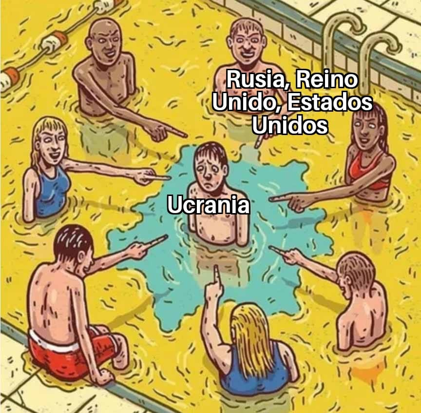 andriy_ht's tweet photo. El Memorándum de Budapest: una traición a nosotros mismos

En 1994, Ucrania entregó su arsenal nuclear y aviación estratégica a cambio de garantías de seguridad por parte de Rusia, Reino Unido y Estados Unidos. Se comprometieron a respetar sus fronteras y proteger su soberanía. ¿El resultado? Ya conocido...

Rusia traicionó su firma con la invasión de 2014 y la guerra total de 2022, convirtiéndose en el cáncer de la seguridad europea. Reino Unido y EE.UU., en lugar de hacer valer su compromiso, permitieron que Ucrania luchara sola durante años, demostrando que las promesas de seguridad no valen el papel en el que están escritas si no se respaldan con hechos.

Si aceptamos la excusa rusa de que “la Rusia de hoy no es la que firmó” o el cinismo de que “las circunstancias han cambiado”, entonces estamos firmando la sentencia de muerte del derecho internacional.
Hoy es Ucrania. Mañana, cualquiera...

Para dejarlo claro, la única que cumplió su palabra en ese papel de mierda llamado Memorándum de Budapest fue Ucrania...