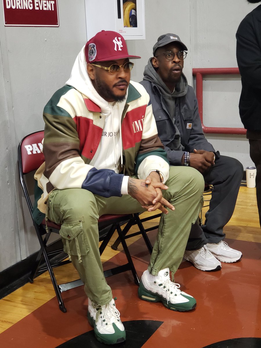 Sean Robertson (@cbs6sportssean) on Twitter photo Melo is in the house at Barco-Stevens Hall on #VUU campus to see his son Kiyam play for Long Island Lutheran (<a href="/LuHiCheer/">Long Island Lutheran</a>) as they take on John Marshall (<a href="/JayemMarshall/">John Marshall Jayem Basketball</a>)!
<a href="/CBS6/">WTVR CBS 6 Richmond</a> <a href="/carmeloanthony/">Carmelo Anthony</a> Melo is in the house at Barco-Stevens Hall on #VUU campus to see his son Kiyam play for Long Island Lutheran (<a href="/LuHiCheer/">Long Island Lutheran</a>) as they take on John Marshall (<a href="/JayemMarshall/">John Marshall Jayem Basketball</a>)!
<a href="/CBS6/">WTVR CBS 6 Richmond</a> <a href="/carmeloanthony/">Carmelo Anthony</a>
