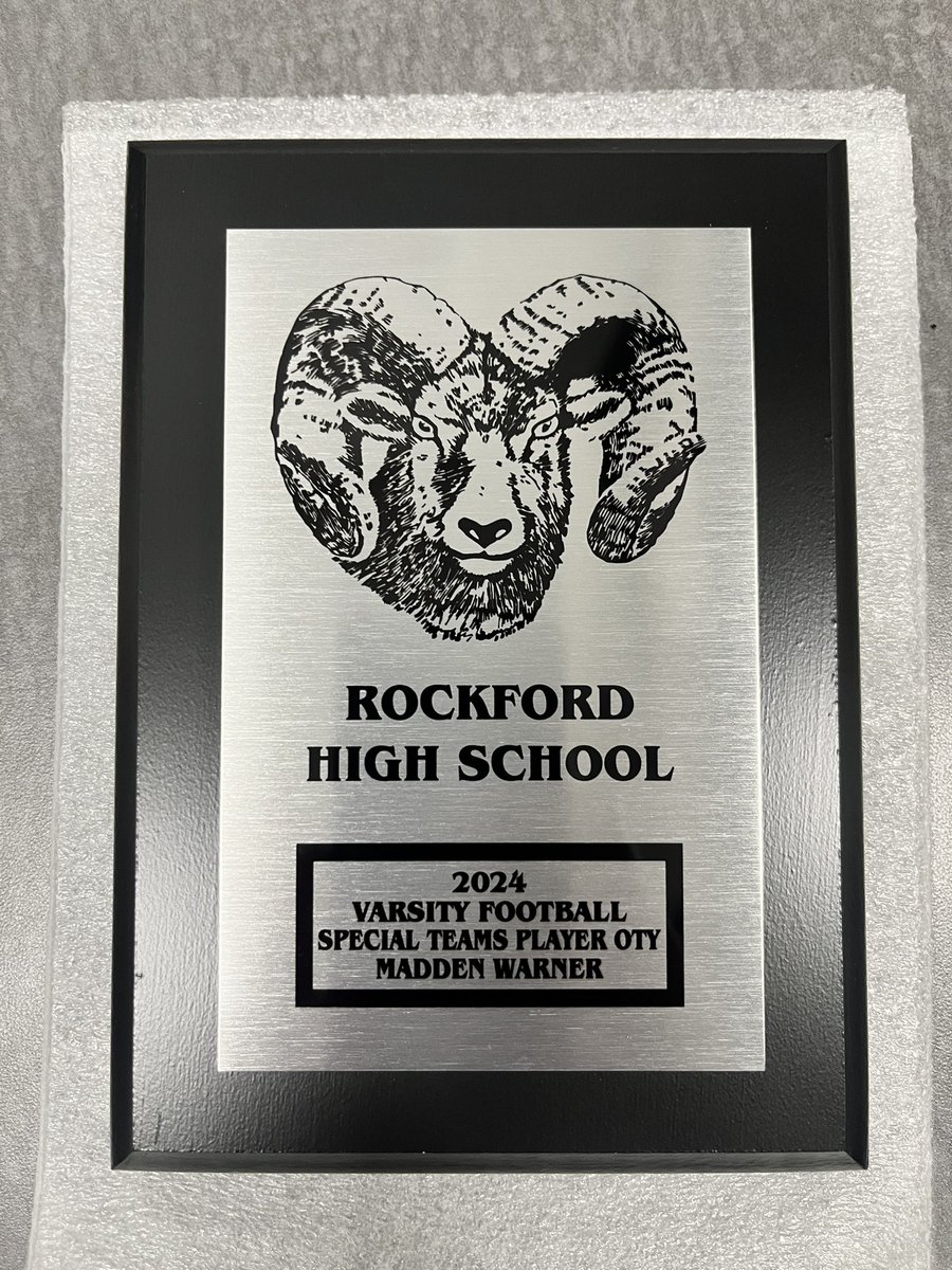 Honored to be voted Special Teams Player of the Year by my teammates!
<a href="/RockfordRamsFB/">Rockford Rams Football</a> <a href="/HKA_Tanalski/">Adam</a>