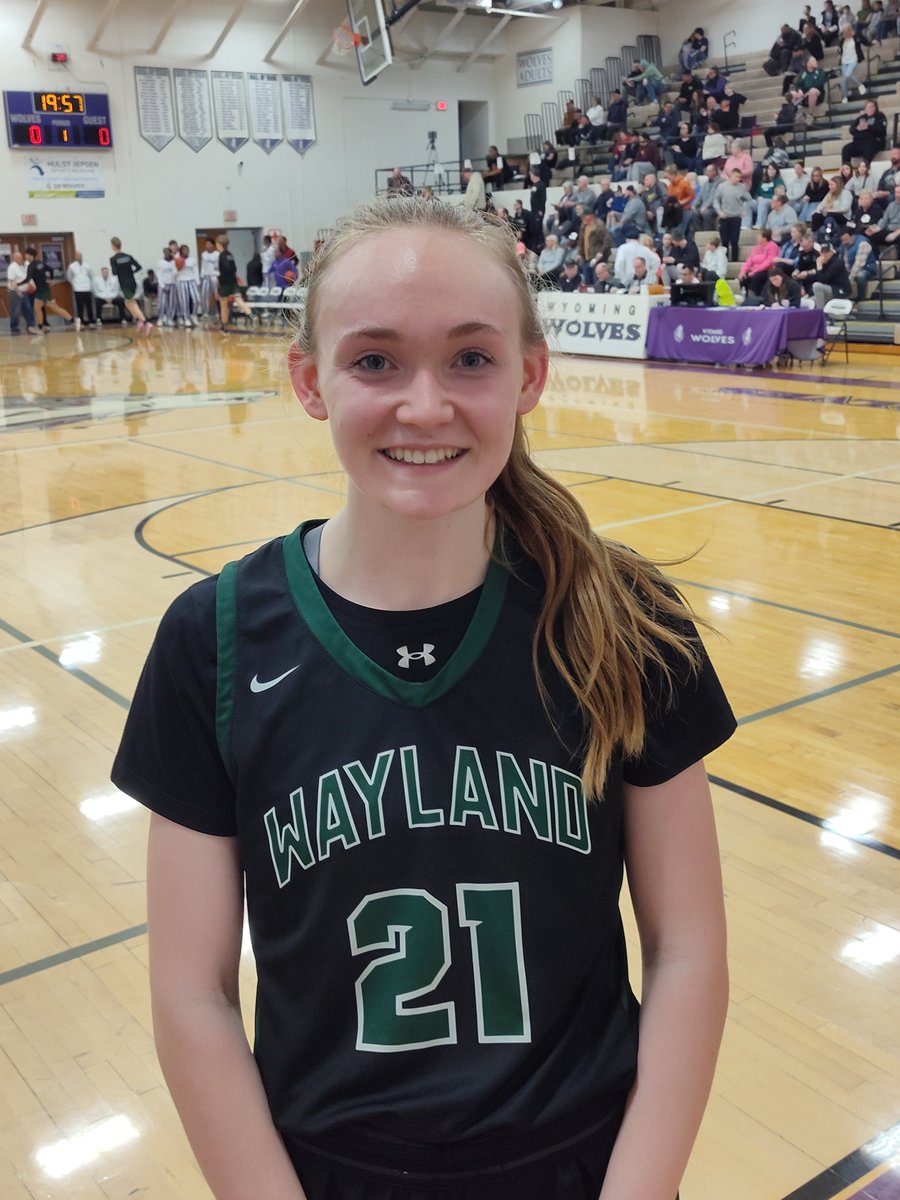 The Midwest Recruiting Resource (@themrr7) on Twitter photo <a href="/AddisonSikorski/">Addison Sikorski</a> <a href="/MarissaAin86298/">Marissa Ainsworth</a> Down 8 at halftime, Wyoming outscored Wayland 12-8 in the 3rd qtr to cut it to 33-29 entering the 4th. They further cut it to 1 at 35-34 on a 3 by Michaela Moore. Addi Sikorski hit 3 FTs over the next 2 possessions to increase the margin back to 4. Moore finished on a tough <a href="/AddisonSikorski/">Addison Sikorski</a> <a href="/MarissaAin86298/">Marissa Ainsworth</a> Down 8 at halftime, Wyoming outscored Wayland 12-8 in the 3rd qtr to cut it to 33-29 entering the 4th. They further cut it to 1 at 35-34 on a 3 by Michaela Moore. Addi Sikorski hit 3 FTs over the next 2 possessions to increase the margin back to 4. Moore finished on a tough