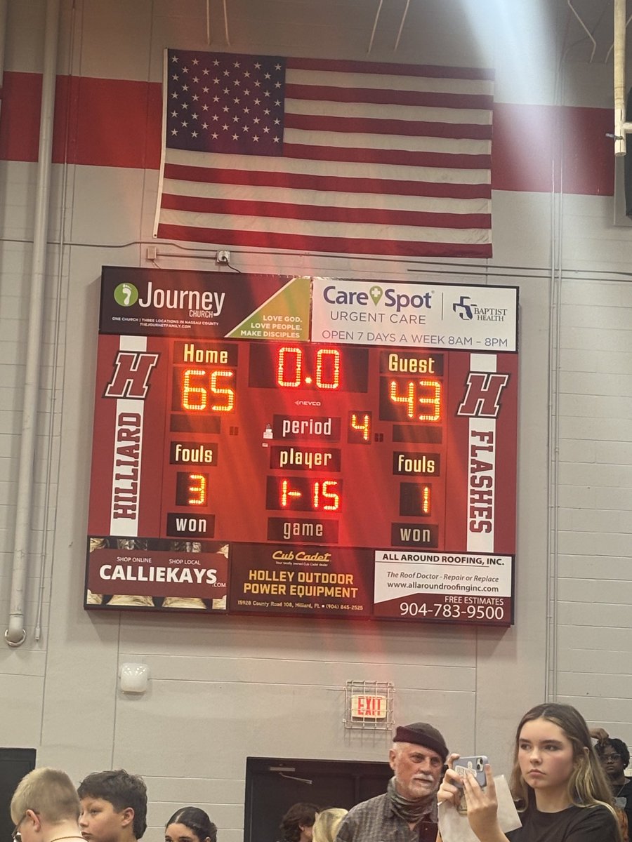 Hilliard varsity boys win the district championship over Madison County