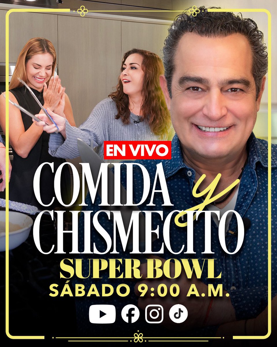 Televisa Digital (@televisadigital) on Twitter photo Este sábado prepararemos algo deli para el #SuperBowl con <a href="/OmarFierroOf/">Omar Fierro</a> y sus invitadas, además de un buen chismecito mañanero 👨🏻🍳🏈 Este sábado prepararemos algo deli para el #SuperBowl con <a href="/OmarFierroOf/">Omar Fierro</a> y sus invitadas, además de un buen chismecito mañanero 👨🏻🍳🏈