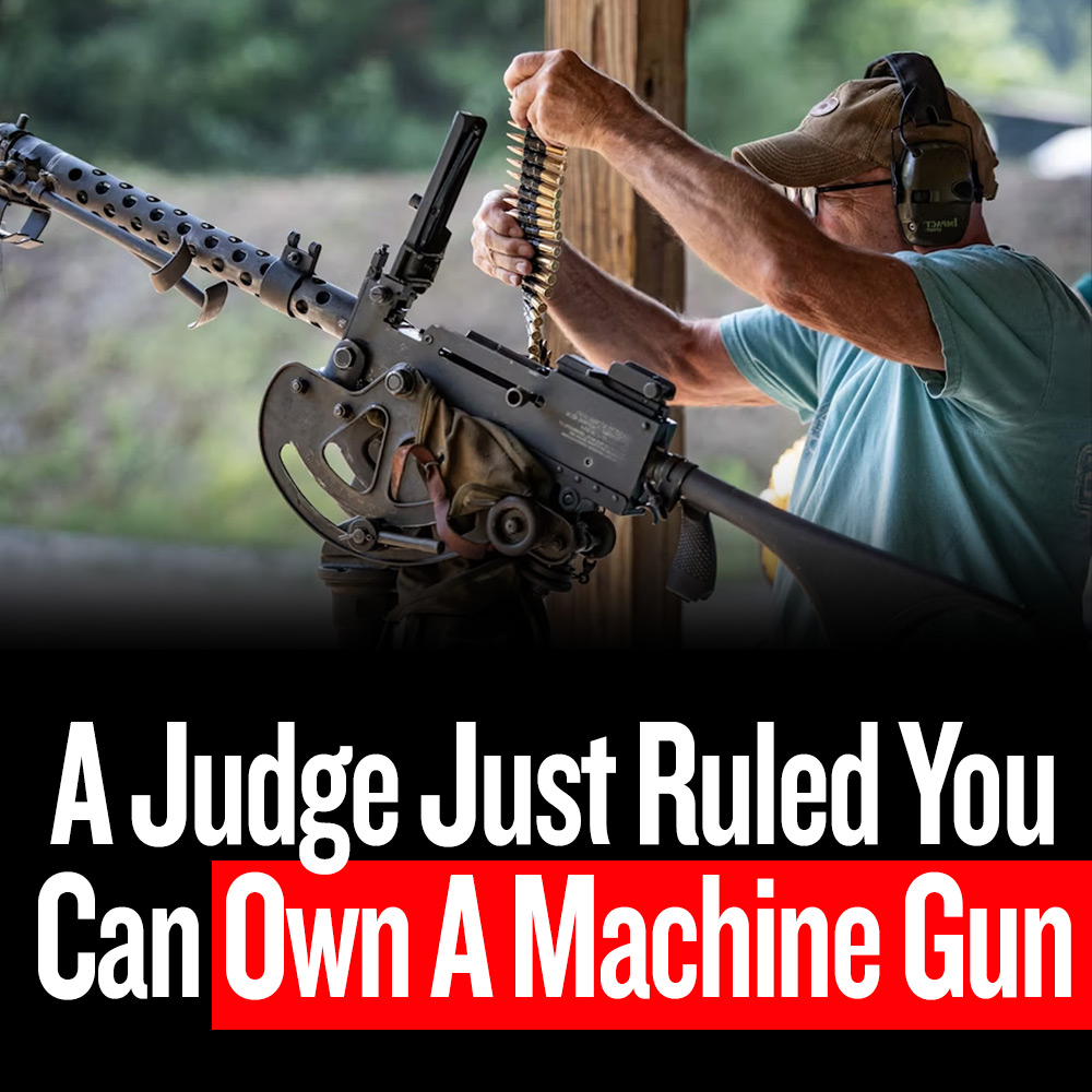 A federal judge in Mississippi just dropped a ruling that has the ATF sweating bullets—literally. Judge Carlton Reeves ruled that the federal machine gun ban is unconstitutional, and this case could send shockwaves through the entire gun rights debate.

📽️: