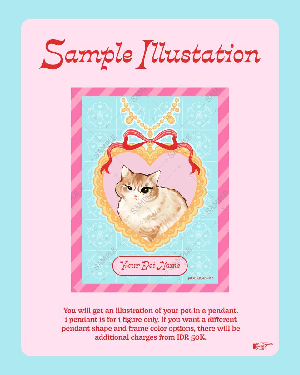 dearmervy's tweet photo. [OPEN COMMS]
RTs and Likes are very appreciated 🙇🏻‍♀️

Hi! Aku lagi buka commission pet illustration dengan style uwu estetik khusus half body hehe ✨

Info &amp; details ada di gambar yaa, sama boleh banget buat nanya2 dulu aja via DM, atau kalo auto gas juga silahkan 💖 #Commission https://t.co/VEVL5FEAR3