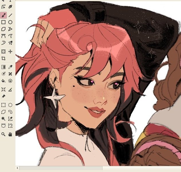 Testing a new lineart brush (no cambia nada!!! 🗣️🔥🔥)