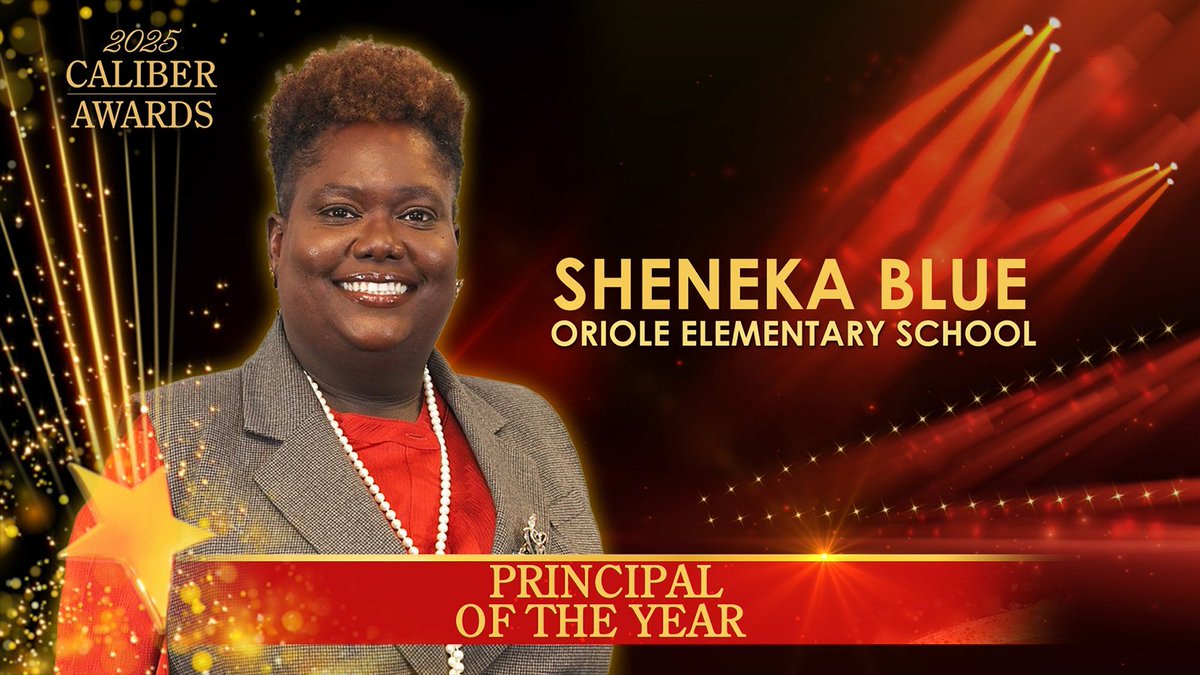 Broward Schools (@browardschools) on Twitter photo Congratulations to Sheneka Blue, <a href="/orioleelem/">Oriole Elementary</a>, 2025 Caliber Awards Principal of the Year! Congratulations to Sheneka Blue, <a href="/orioleelem/">Oriole Elementary</a>, 2025 Caliber Awards Principal of the Year!